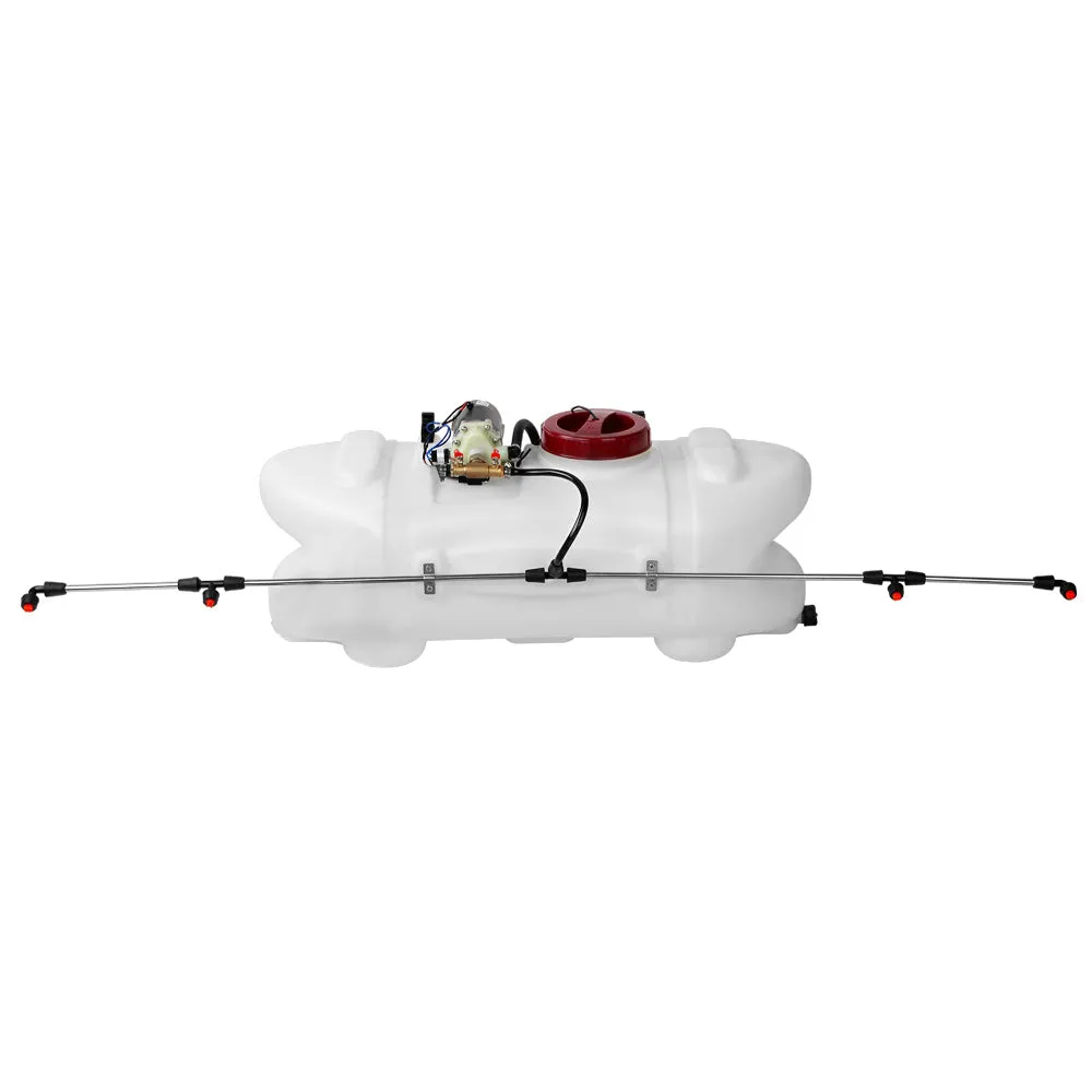ATV Garden Weed Sprayer W/ Trailer Rear Boom Water Weed Fertilise Pump Spray 100L Tank