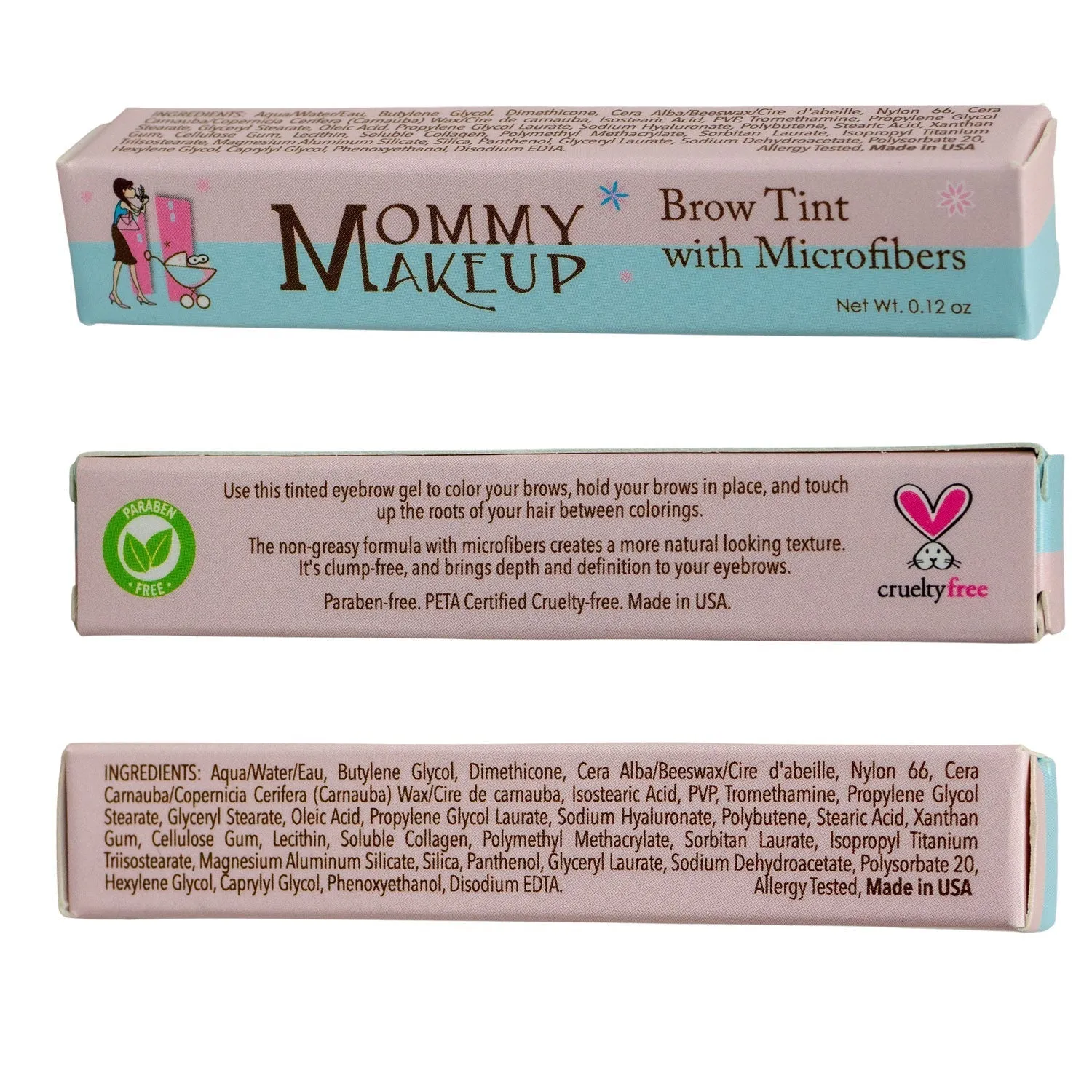 Brow Tint with Microfibers - Tinted Eyebrow Gel - Fawn