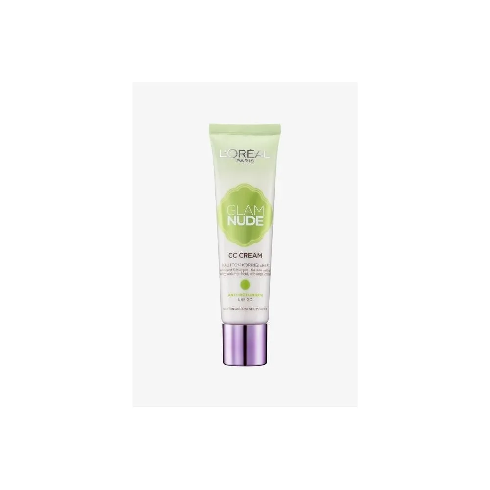 Cc Cream Glam Nude Anti-Rossori Spf20 L'Orèal 30Ml Tester