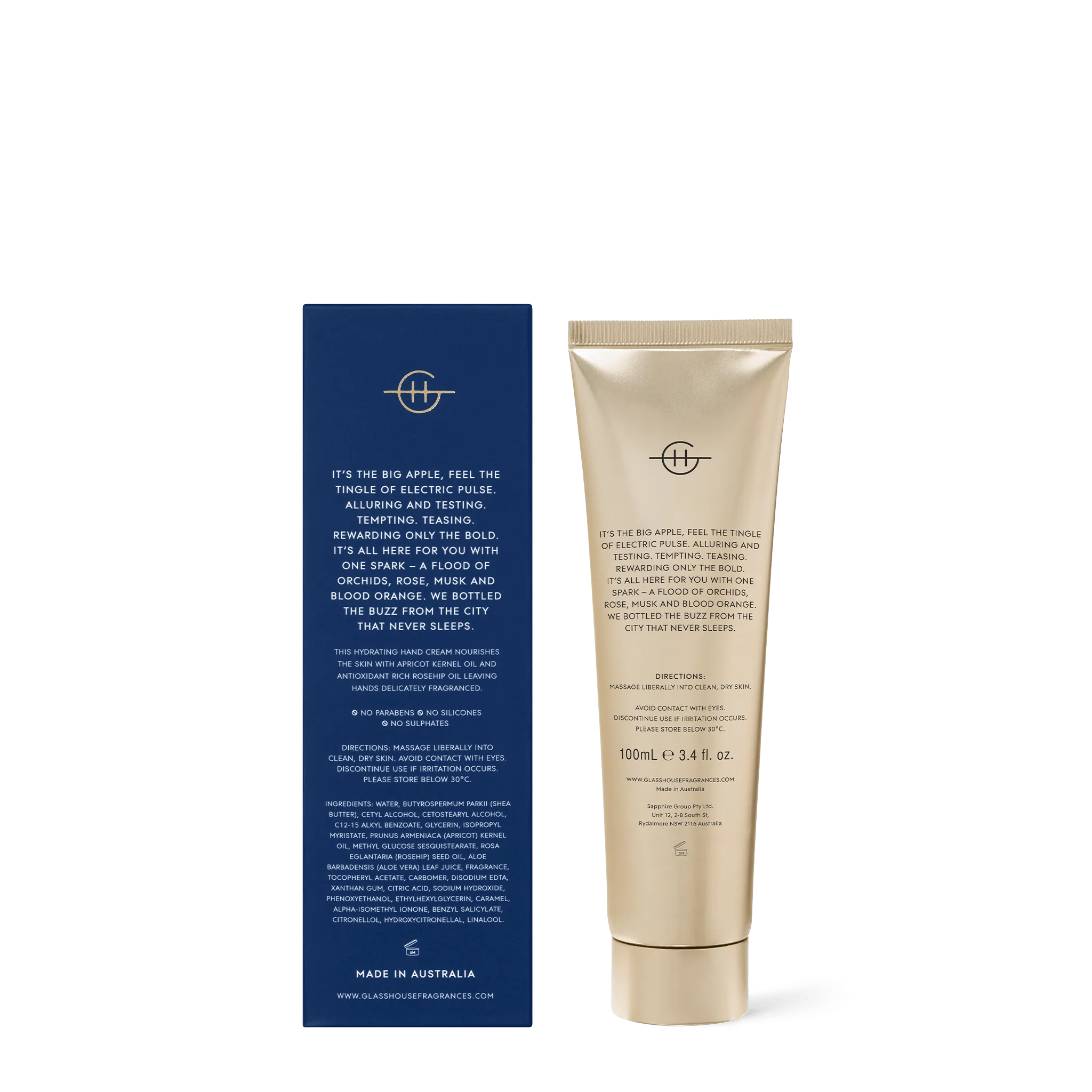 Glasshouse I'LL TAKE MANHATTAN Hand Cream 100ml