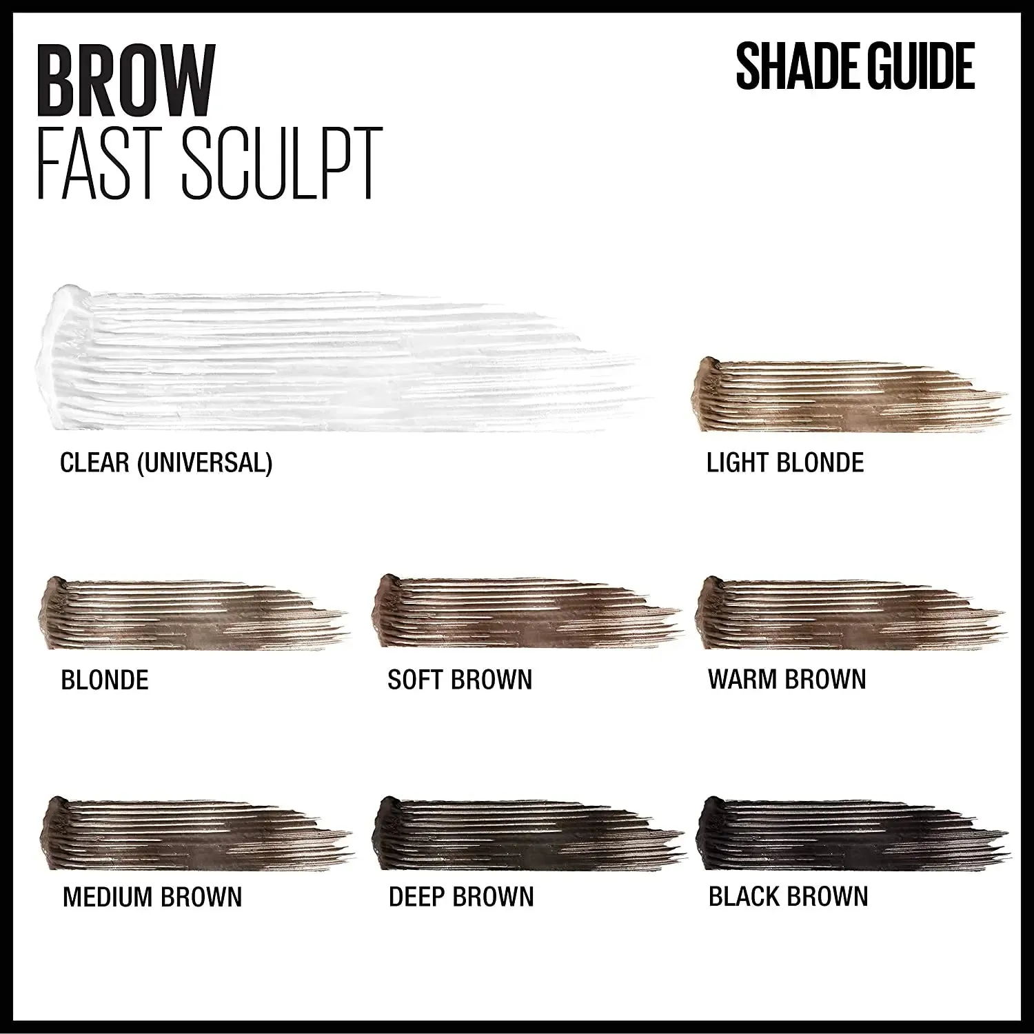Maybelline Brow Fast Sculpt, Shapes Eyebrows, Eyebrow Mascara Makeup, Blonde, 0 09 Fl Oz