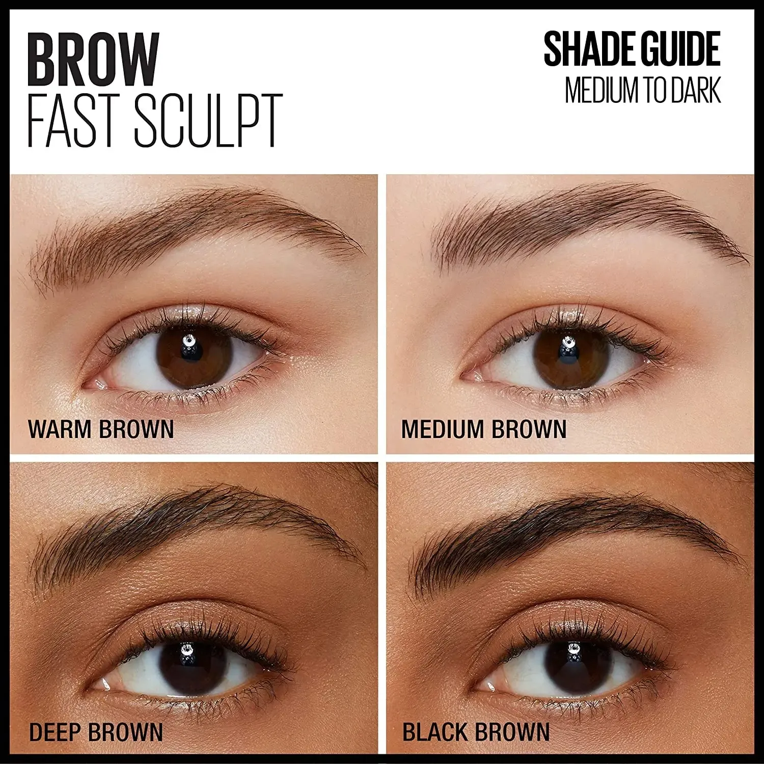Maybelline Brow Fast Sculpt, Shapes Eyebrows, Eyebrow Mascara Makeup, Blonde, 0 09 Fl Oz