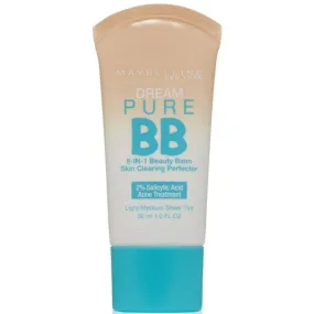 MAYBELLINE - Dream Pure BB Cream Skin Clearing Perfector 110 Light/Medium - 1 fl. oz. (30 ml)