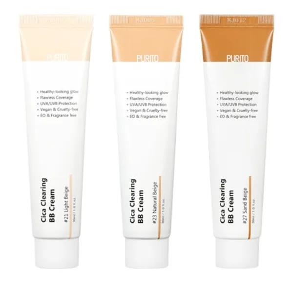 Purito. Cica Clearing BB Cream [﻿#21 Light Beige]