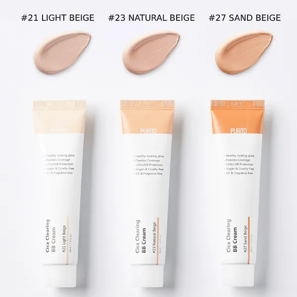Purito. Cica Clearing BB Cream [﻿#21 Light Beige]