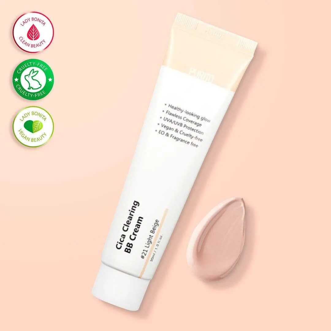 Purito. Cica Clearing BB Cream [﻿#21 Light Beige]