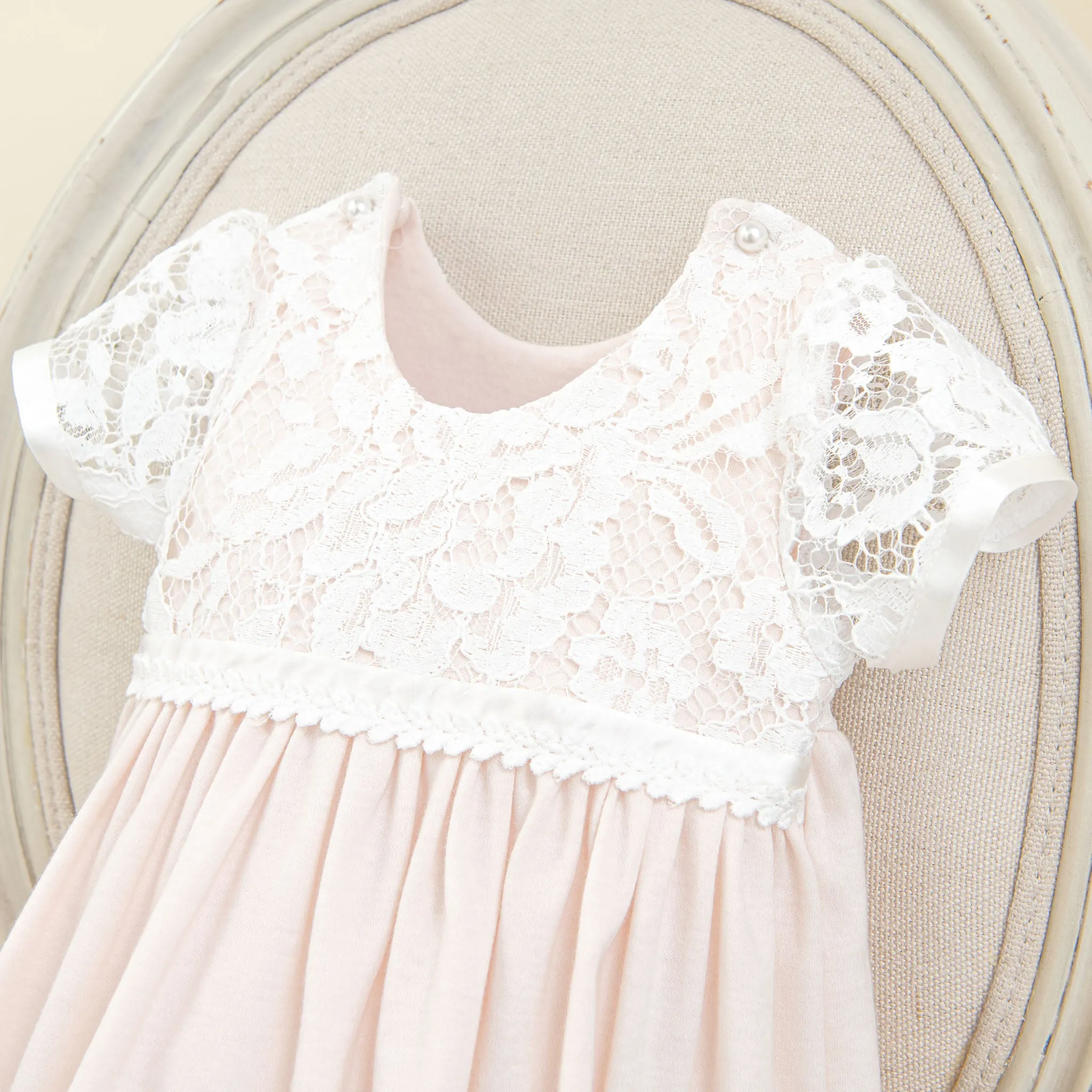 Rose Layette & Bonnet